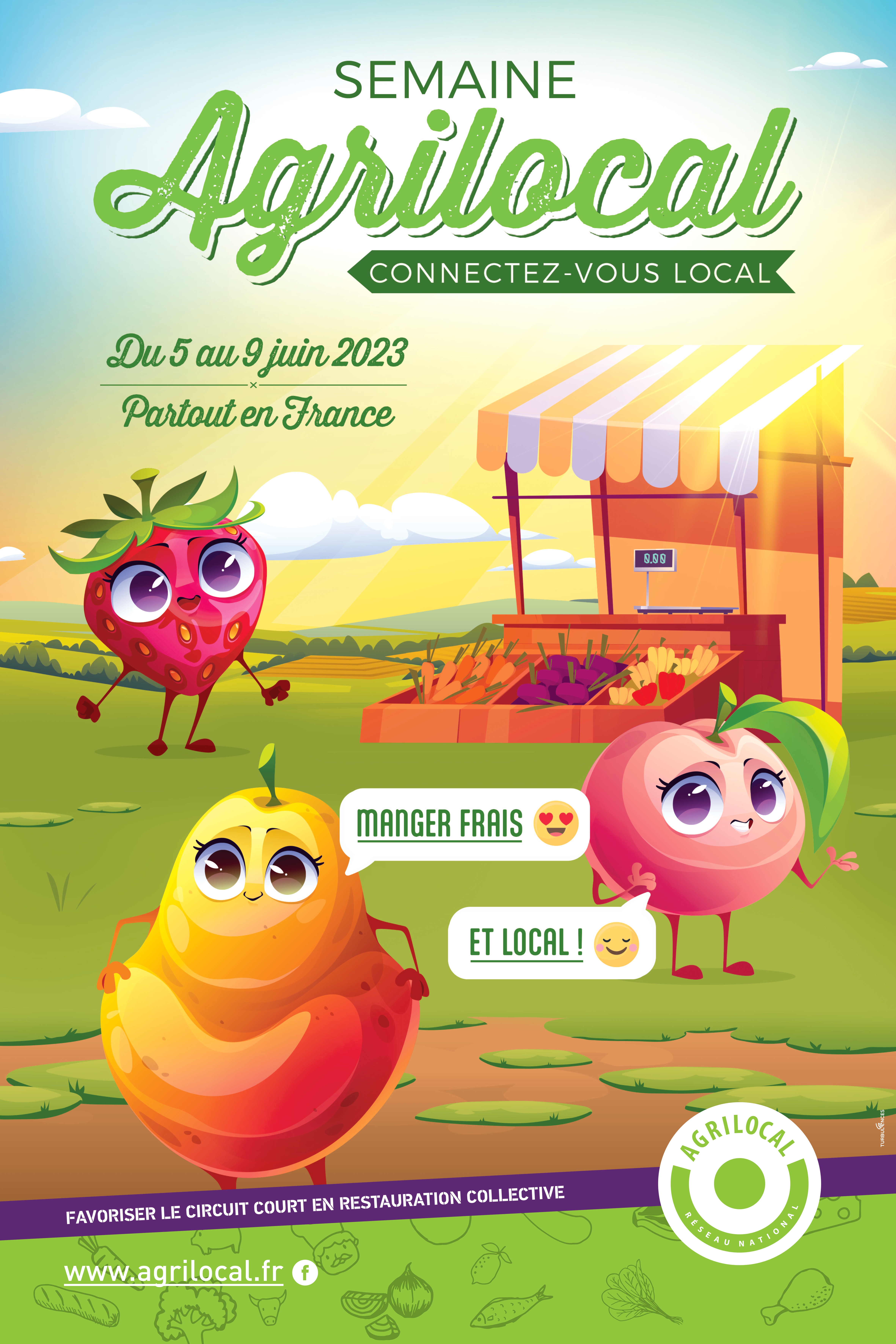 Affiche connectez-vous local 2023